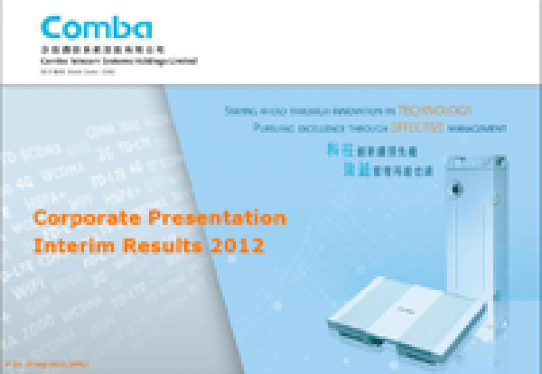 2012 Interim Results Presentation