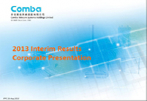 2013 Interim Results Presentation