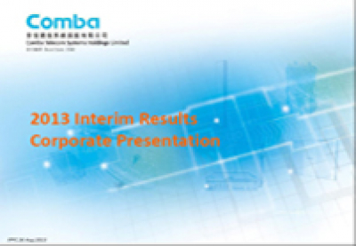 2013 Interim Results Presentation