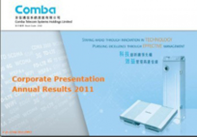 2011 Annual Results Presentation