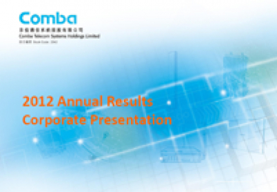 2012 Annual Results Presentation