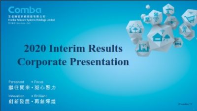 2020 Interim Results Corporate  Presentation